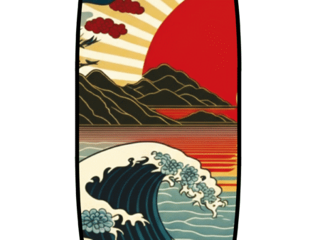 Japanese Wave Sunset